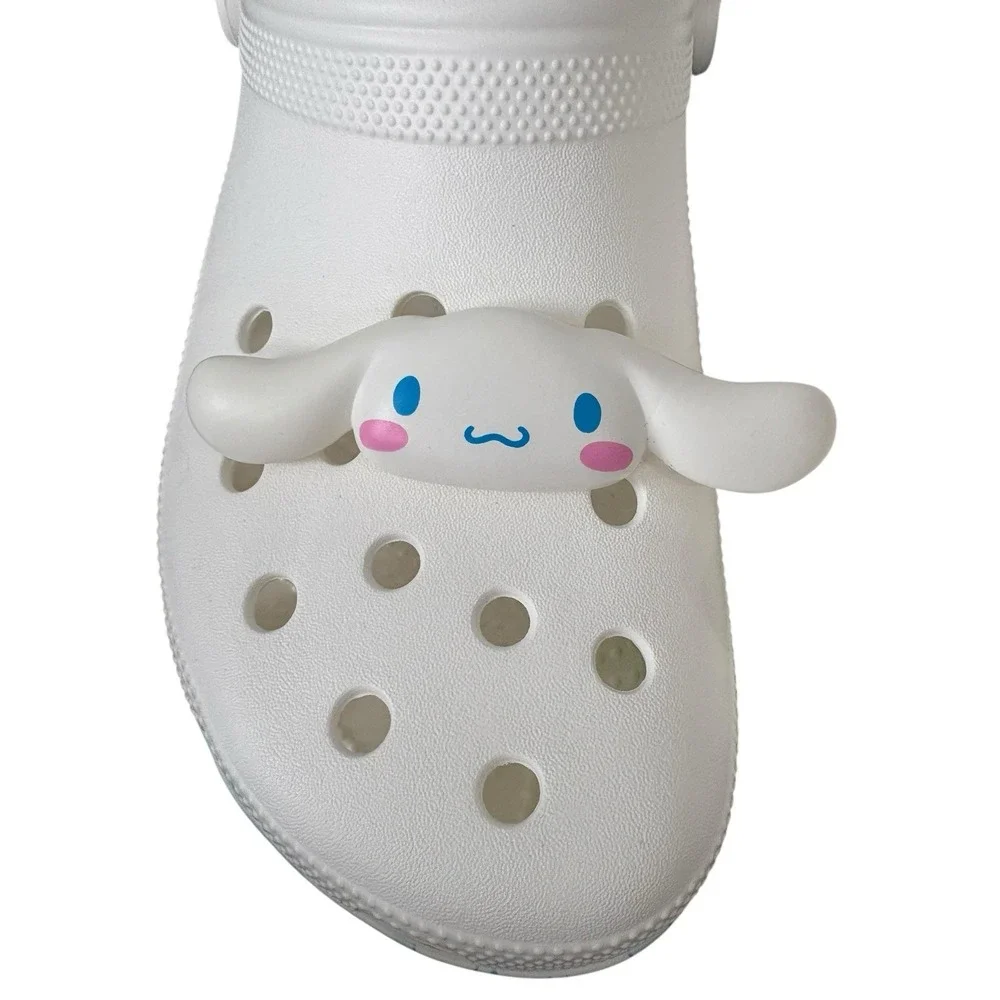 Crocs Cinnamoroll Classic Clogs White Men's Size 13 Hello Kitty And Friends NEW‎
